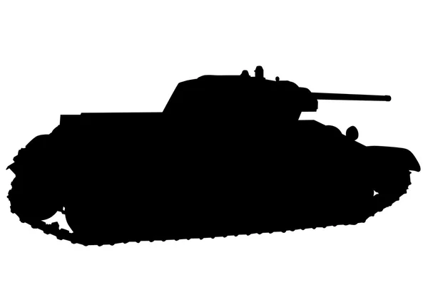Большой старый танк — стоковый вектор