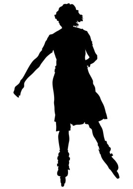 Silindirler genç kadın