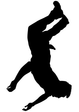 Parkour genç erkekler