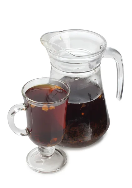 Tea on white background — Stock Photo, Image