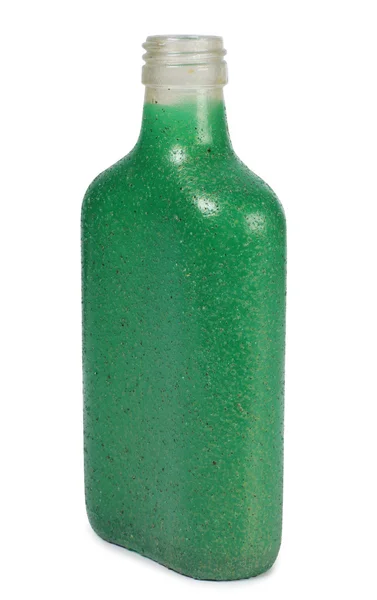 Frasco de vidrio de bebida en blanco — Foto de Stock