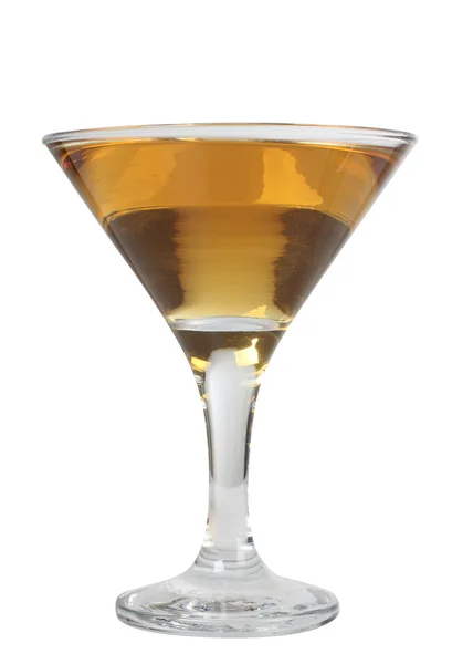 Martini Cocktails Glas auf weiß — Stockfoto