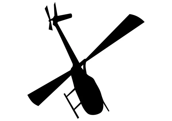 Helikopters op wit — Stockvector