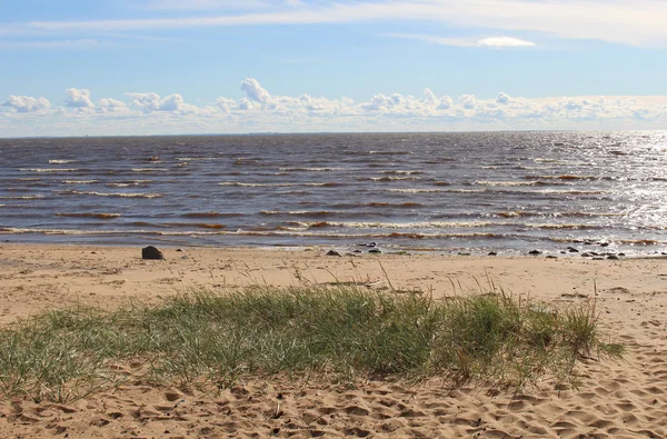 Strand van zee en lucht — Stockfoto