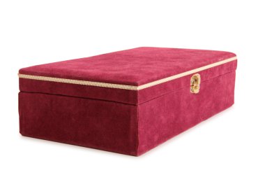 Bir beyaz üzerine kırmızı kutu