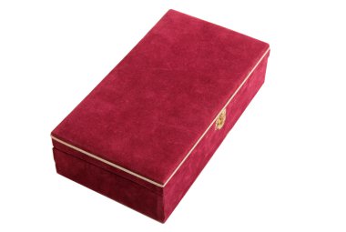 Beyaz zemin üzerine kırmızı kutu