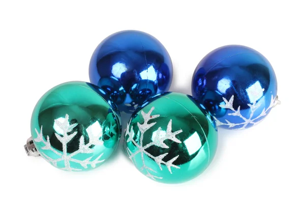 Balls for Christmas on white — Stock Photo, Image