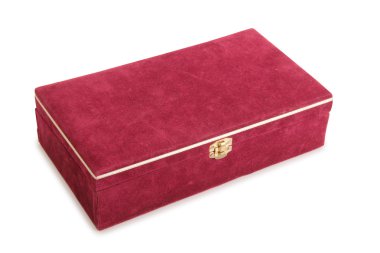 beyaz arkaplanda kırmızı kutu