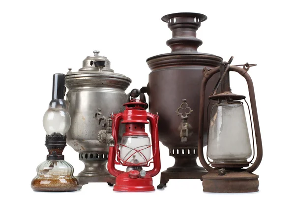 Lampa a samovar — Stock fotografie