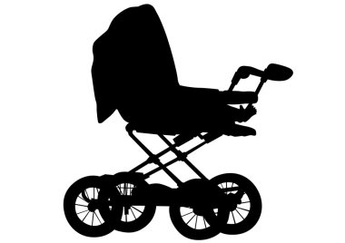 Bebek arabası beyaz