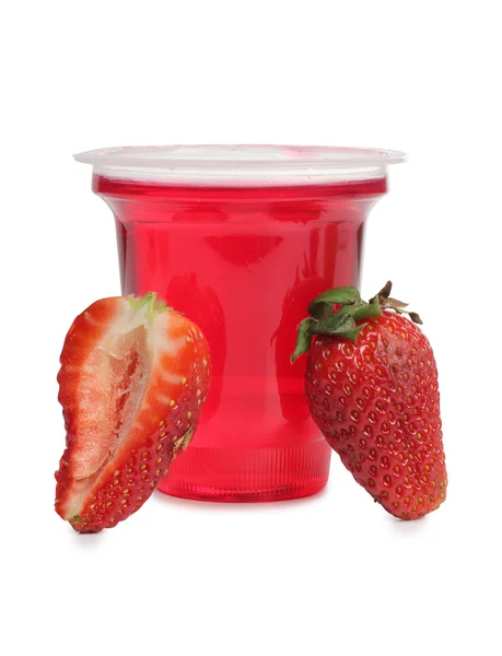 Erdbeeren und Marmelade — Stockfoto