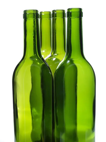 Wine glasses on white background — Stock Photo, Image