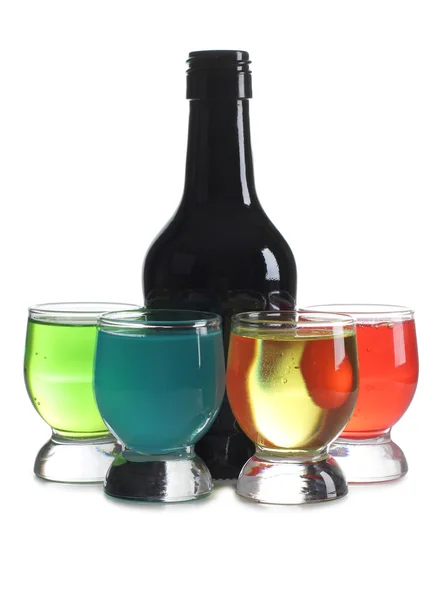 Cocktails óculos retro — Fotografia de Stock