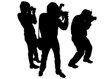 Beyaz arka plan üzerinde crowds fotoğraf