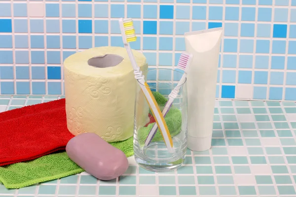 Toothbrush and soap