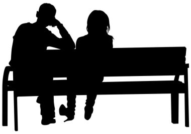 Beyaz arka planda tezgah Çift