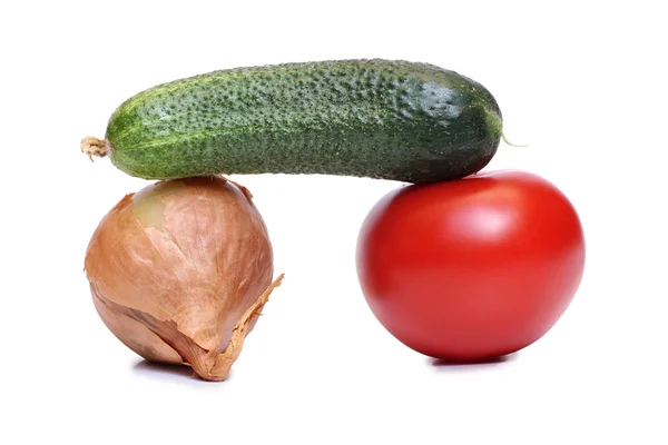 Tomaten und Zwiebeln — Stockfoto