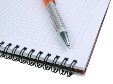 Defter beyaz kalem