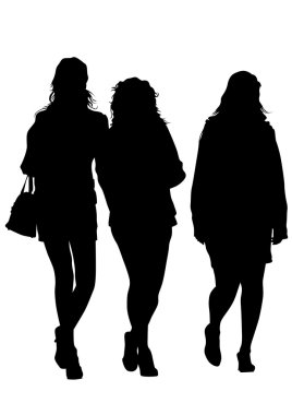 Güzellik insanlar beyaz arka plan üzerinde