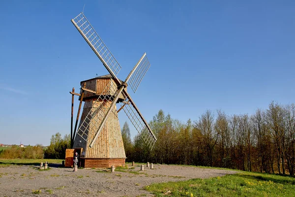 Septenber 2020 Minsk Belarus Old Mill Stands Countryside Architectural Monument — Stock Photo, Image