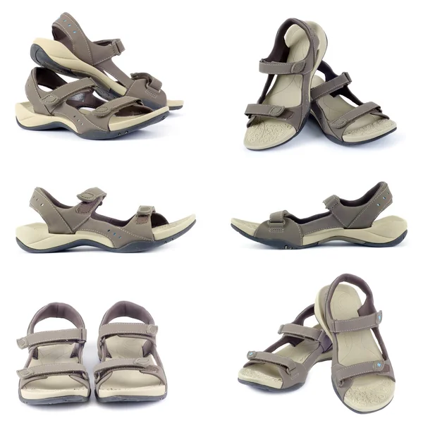 Summer sandals  collection — Stock Photo, Image