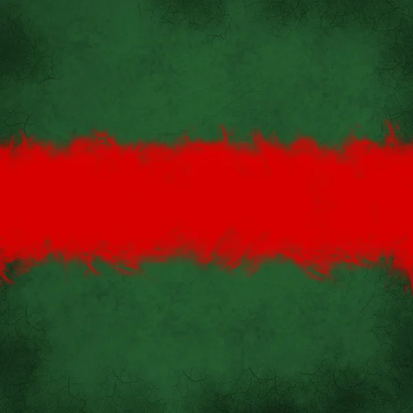 Grunge yeşil kırmızı arka plan — Stok fotoğraf