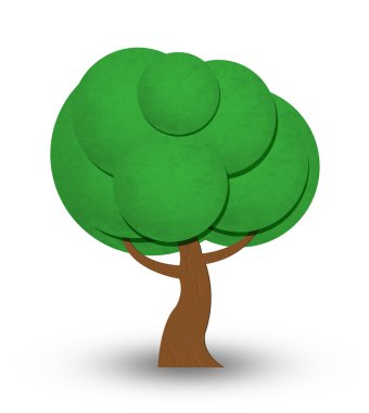 yeşil ağaç simgesi