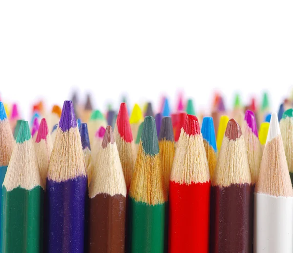 Colored pencils  background — Stock Photo, Image