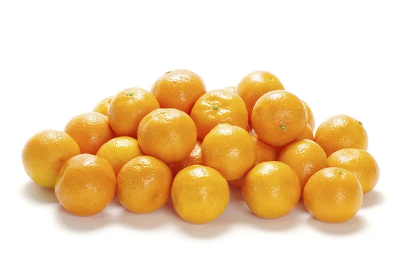 Yellow tangerines heap — Stock Photo, Image