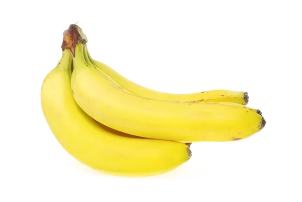 Ein Bündel Bananen Isoliert Auf Weißem Hintergrund — Stockfoto