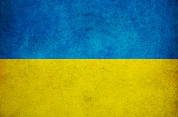 Flagge der Ukraine — Stockfoto