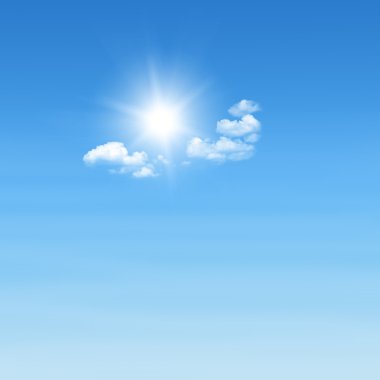  Mavi gökyüzündeki bulutlar