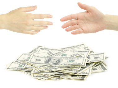  para beyaz üzerinde izole