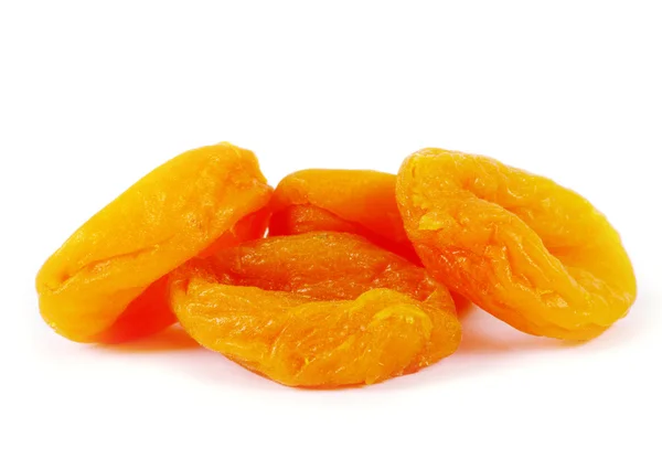 Dried Apricots White Background — Stock Photo, Image