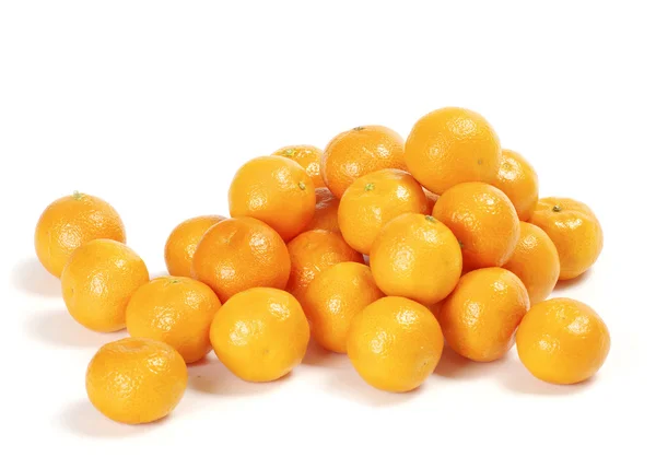 Mandarine Isoliert Auf Weißem Hintergrund — Stockfoto