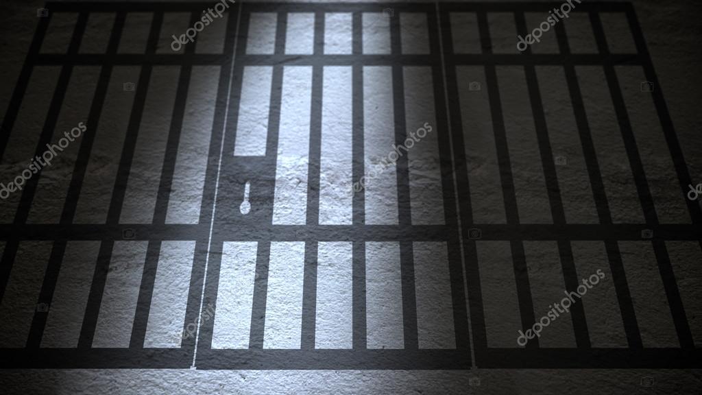 Shadow of Jail Bars closing — Stock Photo © klss777 70940533