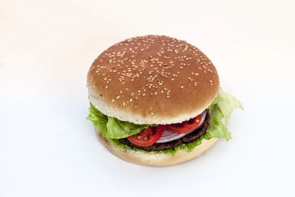 Hamburger background — Stock Photo, Image