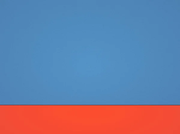 Pastel Texturizado Abstrato Fundo Retro Azul Vermelho Dividido Horizontalmente Espaço — Fotografia de Stock