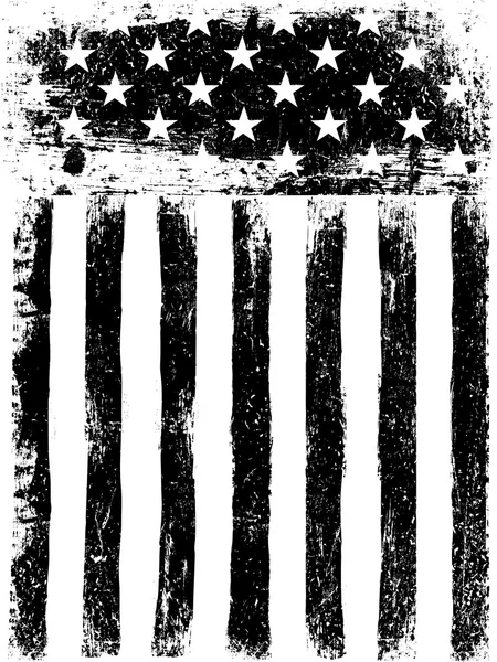 Amerikanische Flagge Grunge Hintergrund. — Stockvektor