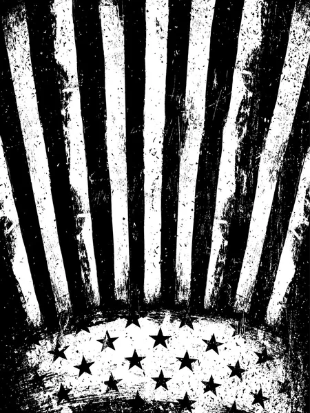 Bandeira americana grunge fundo . —  Vetores de Stock