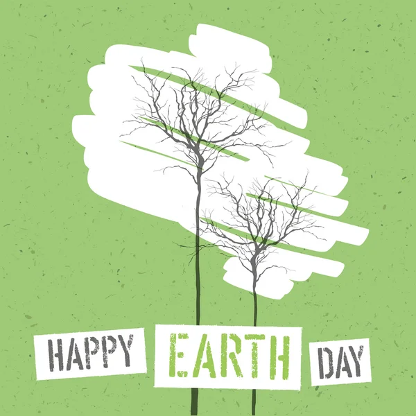 Design für den Earth Day. — Stockvektor