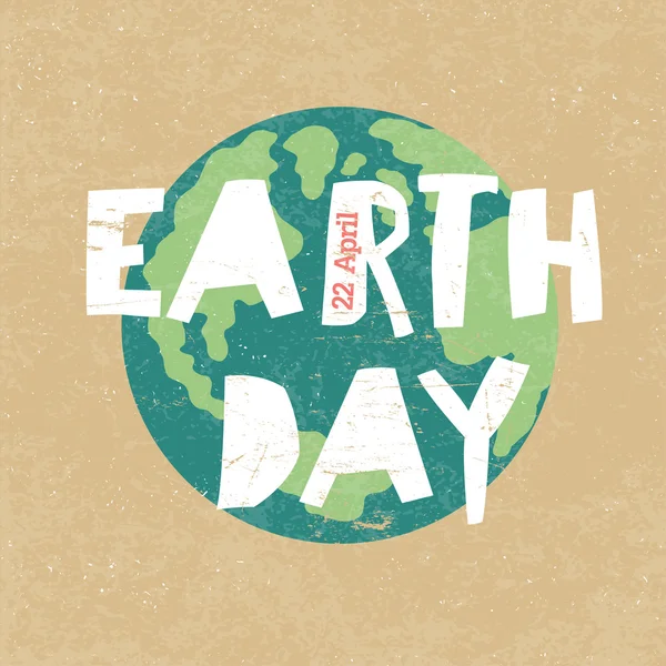 Illustration Jour de la Terre . — Image vectorielle