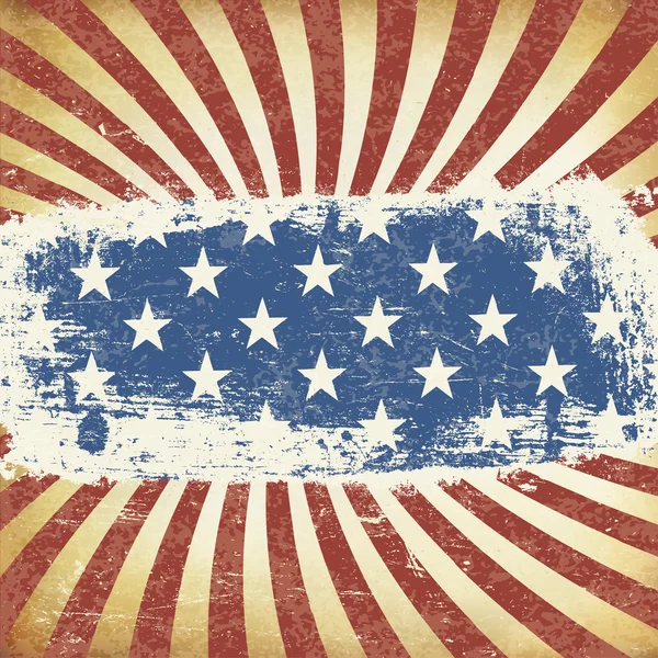 Fondo de bandera americana. — Vector de stock