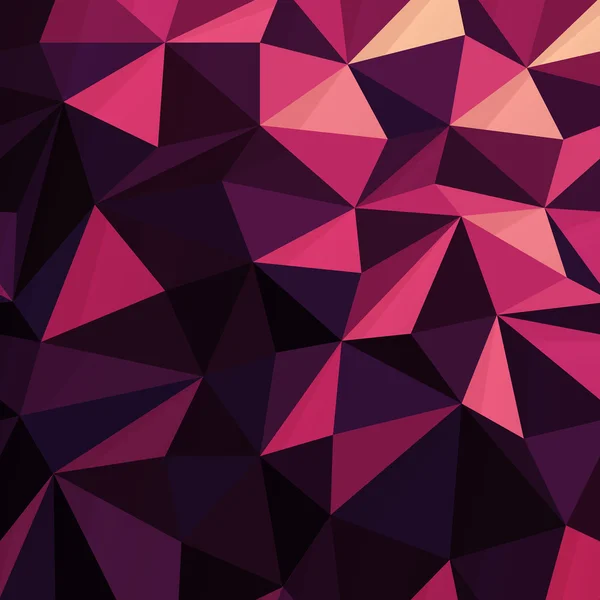 三角形の低ポリ パターン — ストックベクタ