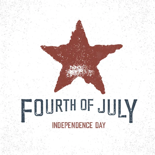 Etiqueta Día de la Independencia para vacaciones . — Vector de stock