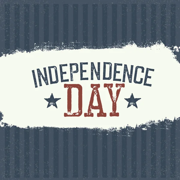 Étiquette du jour de l'indépendance pour les vacances . — Image vectorielle