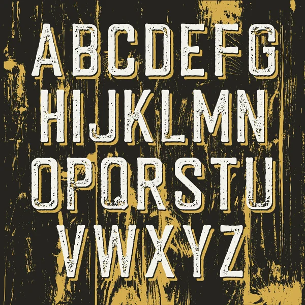 Type rétro vintage — Image vectorielle