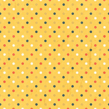 Kesintisiz renkli lekeli desen