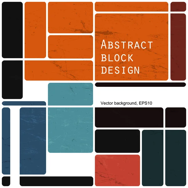 Abstraktes Retro-Design — Stockvektor