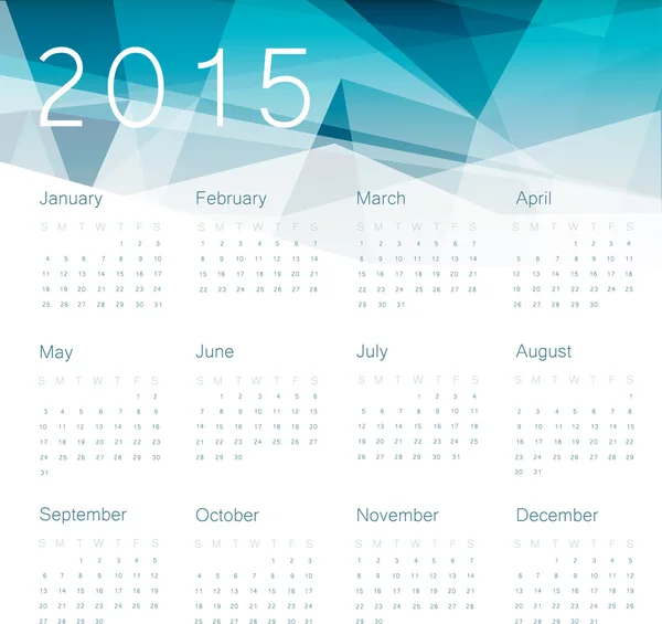 Kalendarz 2014. wektor. — Wektor stockowy